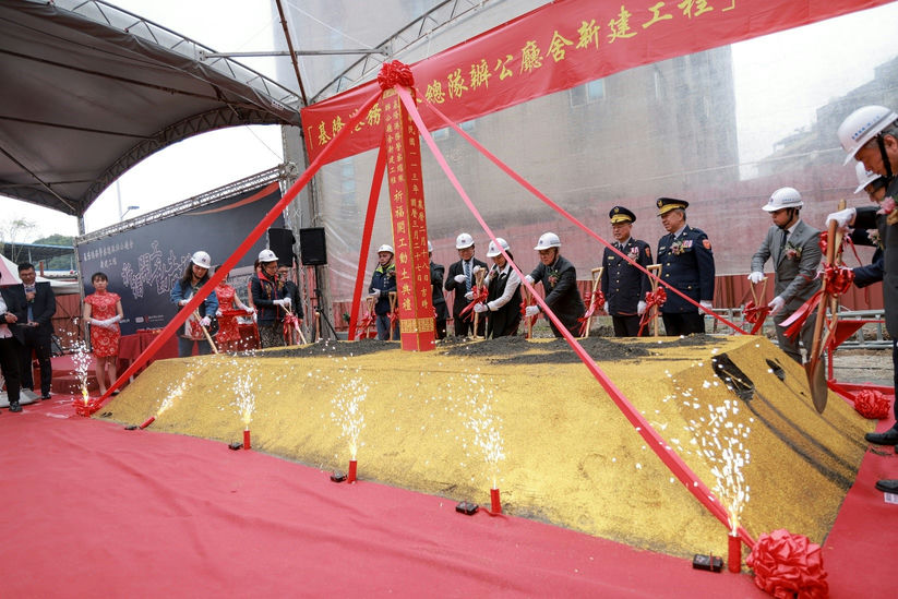 【開工】基隆港務警察總隊辦公廳舍新建工程 祈福開工典禮 2